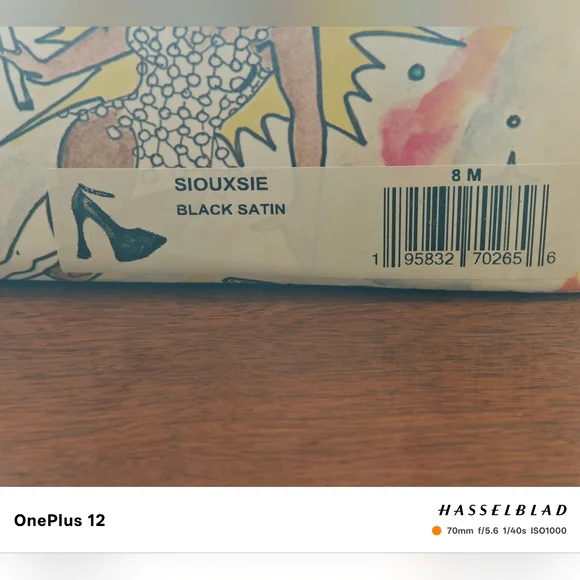 Jeffrey Campbell "SIOUXSIE" Black Satin Women's Platform Heels - Picture 9 of 9